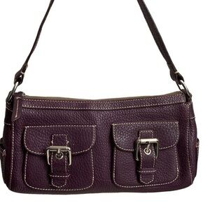 Dooney and Bourke purple leather bag